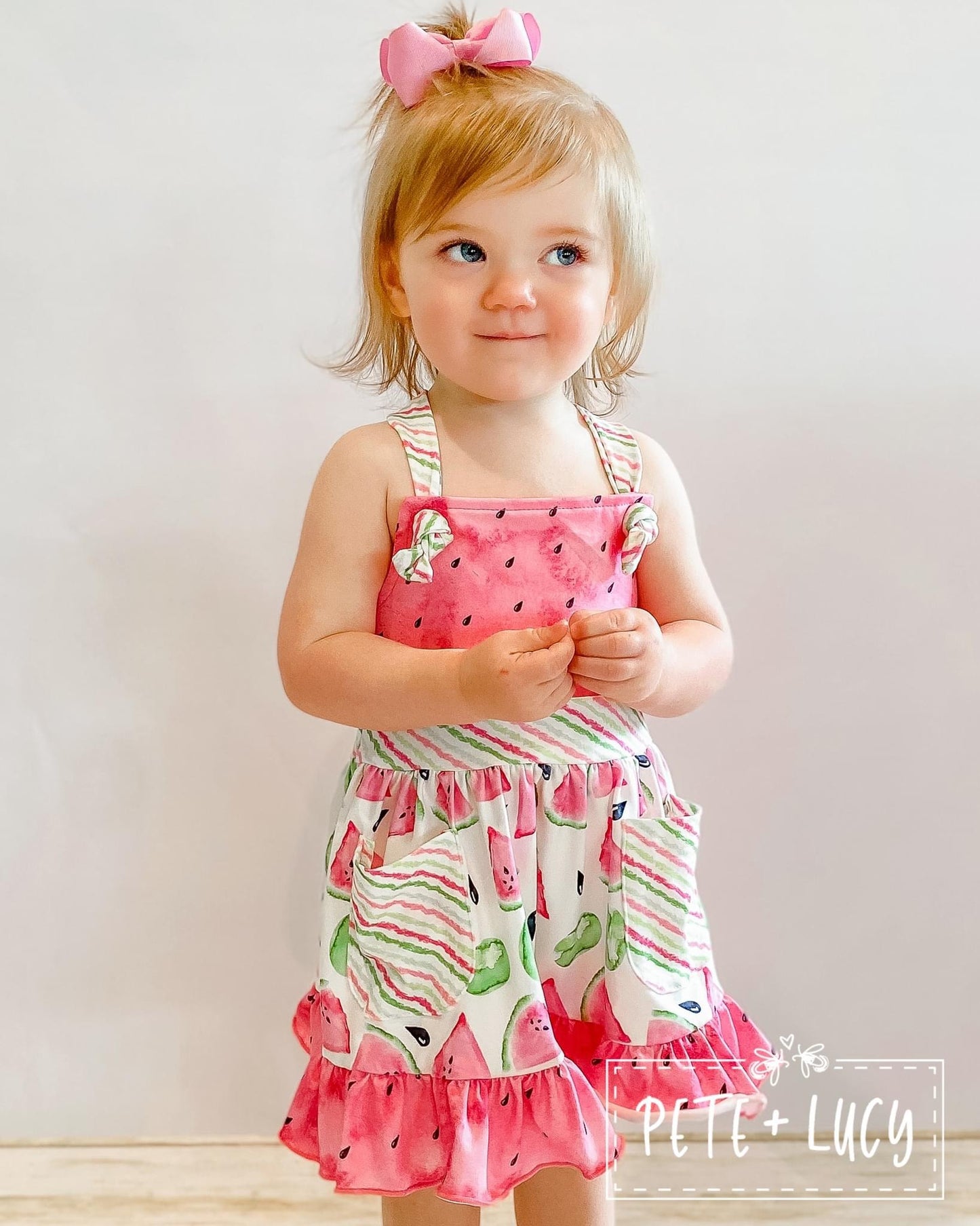 Watercolor Watermelon Dress